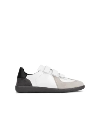 Pantofi sport dama,  590559, Piele naturala, Alb, Alb