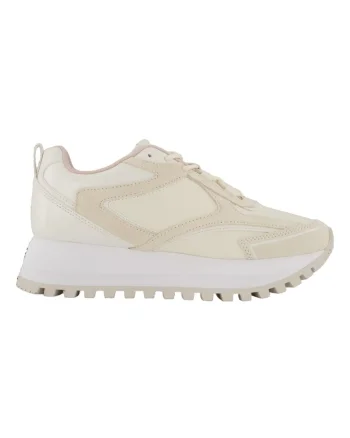 Pantofi sport  pentru Femei, runner laceup authentic, YW0YW01562-02Y, Alb, Alb