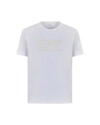 Tricou  EA7 Visibility, PJVQZ-6DPT62-1100 35301, Alb/Auriu