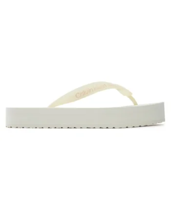 Papuci flip-flops pentru femei, YW0YW01620-0GG, Alb, Alb