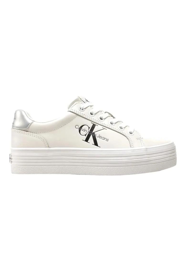 Pantofi sport  pentru Femei, vulc flatform laceuplth, YW0YW01474-0K9, Alb, Alb