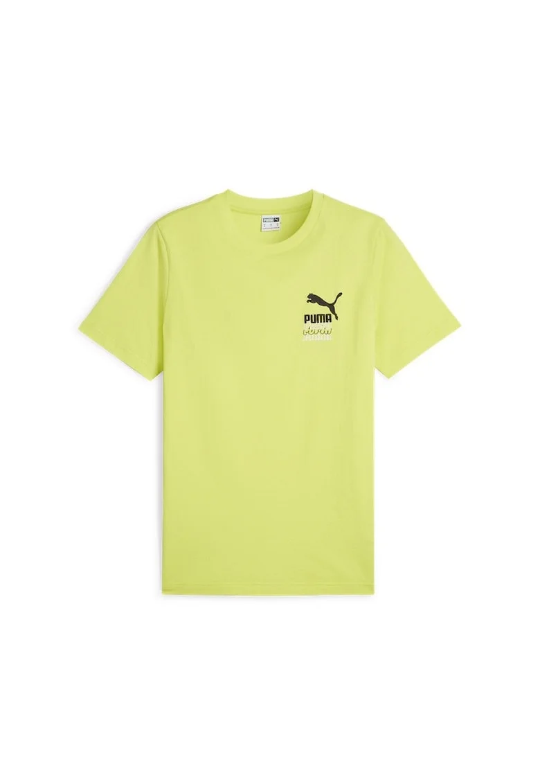 Tricou  pentru Barbati, brand love graphic tee, 625028-38, XS INTL, Verde