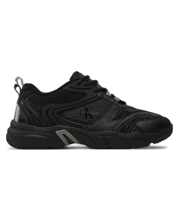 Pantofi sport  pentru Barbati, retro tennis low mix ml met, YM0YM00931-0GT, Negru, Negru