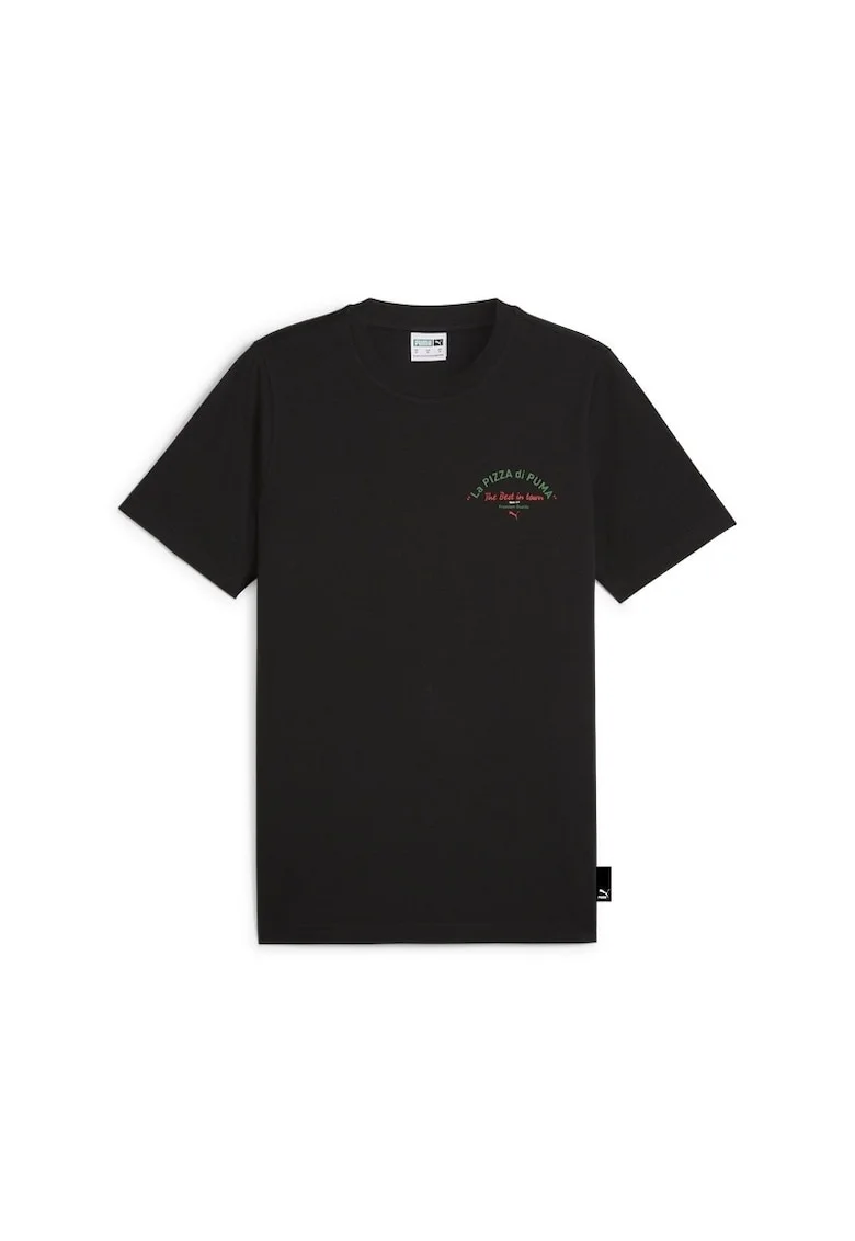 Tricou  pentru Barbati, graphics pizza tee, 625415-01, XS INTL, Negru