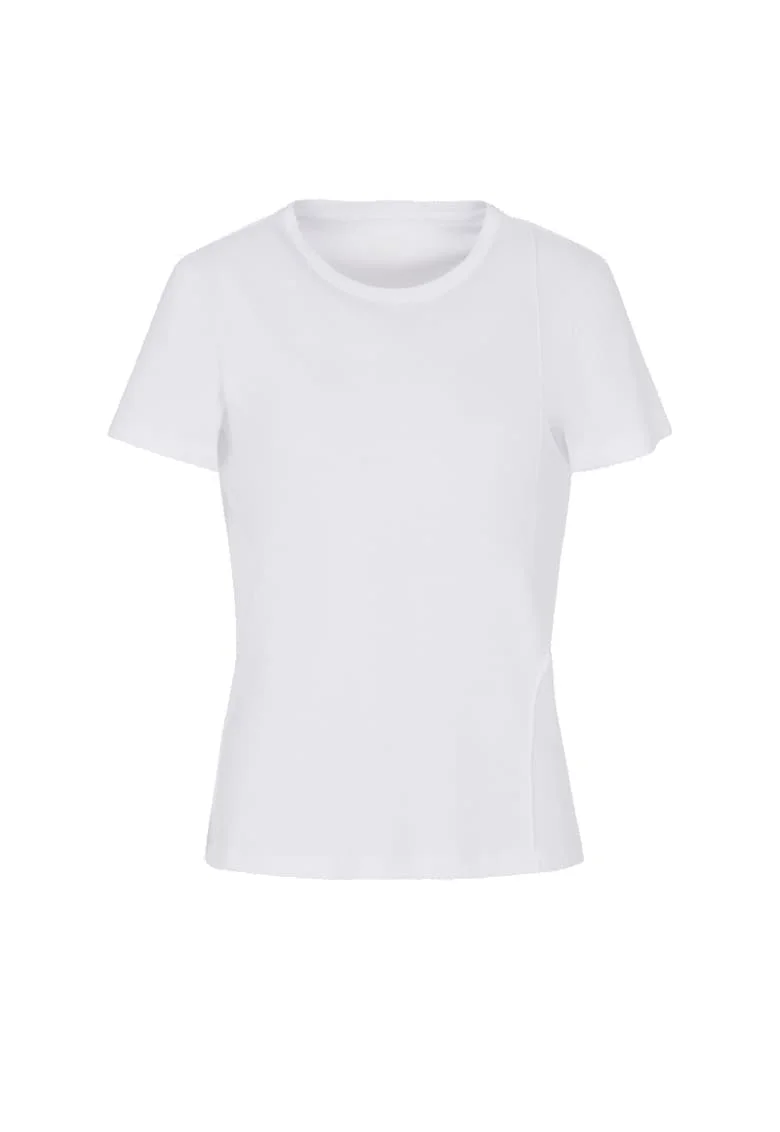 Tricou  pentru Drumetie, 6RTT12-TJQAZ-1100, XS INTL, Alb