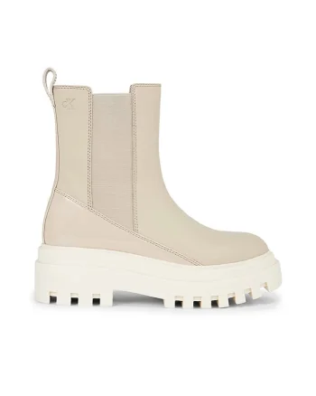 Ghete  pentru Femei, chunky boot chelsea lth, YW0YW01286-PA5, Gri, Gri