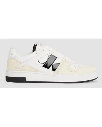 Pantofi sport  pentru Barbati, basket cupsole low lth, YM0YM00933-01W, Alb, Alb