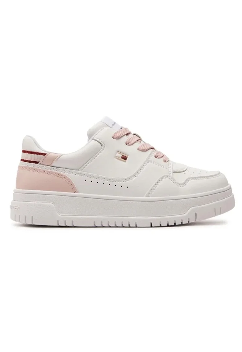 Pantofi sport  pentru Fete, low cut lace-up sneaker, T3A9-33211-1355X134, Alb, Alb