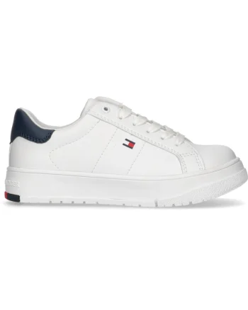 Pantofi sport  pentru Fete, low cut lace-up sneaker, T3X9-33357-1355X336, Alb, Alb