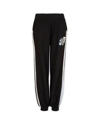 Pantaloni  pentru Femei, w pants ch, 3DTP58-TJTUZ-1200, Negru, Negru