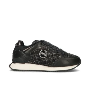 Pantofi sport  pentru Femei, travis plus tweed, TRAVPL-T-063, Negru, Negru