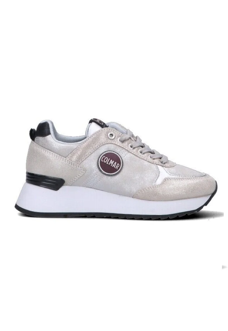 Pantofi sport  pentru Femei, travis punk high outsole, TRAVIS-P-124, Argintiu, Argintiu