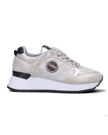 Pantofi sport  pentru Femei, travis punk high outsole, TRAVIS-P-124, Argintiu, Argintiu