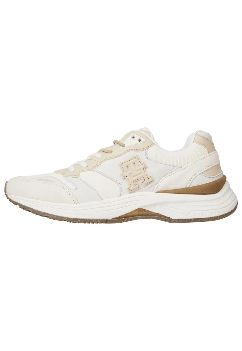 Pantofi sport  Piele naturala, Bej/Alb, Bej