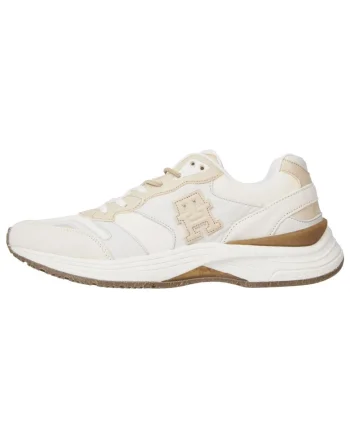 Pantofi sport  Piele naturala, Bej/Alb, Bej