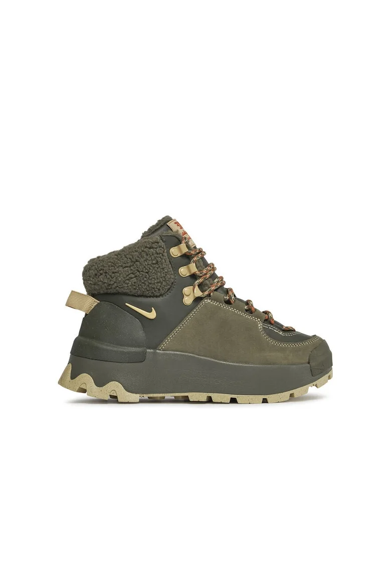 Pantofi sport dama,  303957, Piele nabuc, Verde
