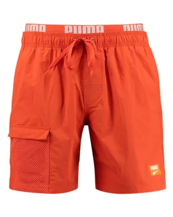 Pantaloni scurti barbati  Swim Men Utility Mid Shorts 1p Chil, Portocaliu