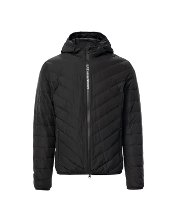 Geaca  pentru Barbati, m down light jacket hoodie, 8NPB14-PNE1Z-1200, Negru, Negru