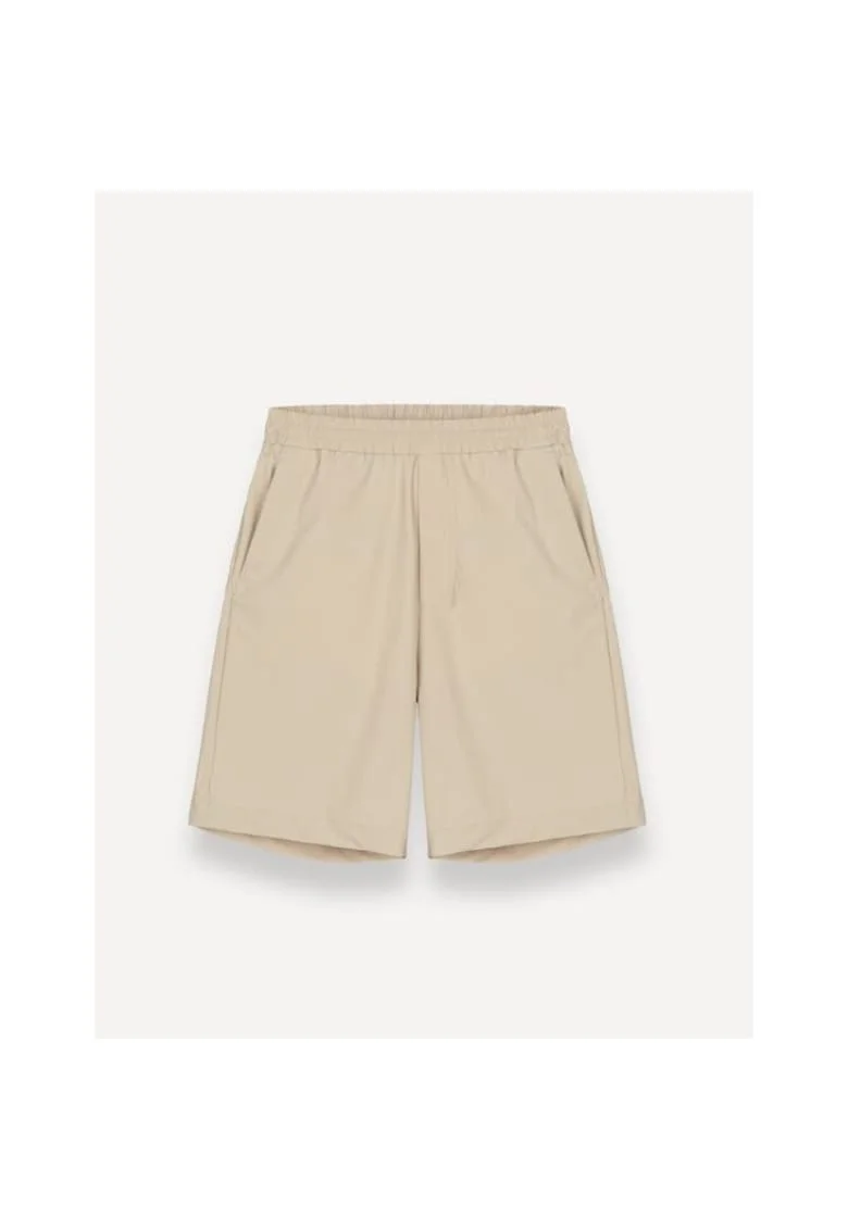 Pantaloni scurti uni din amestec de bumbac