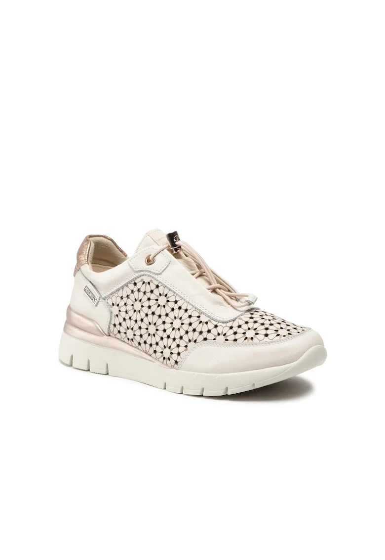 Pantofi sport dama,  209892567, Bej, Piele naturala, Bej