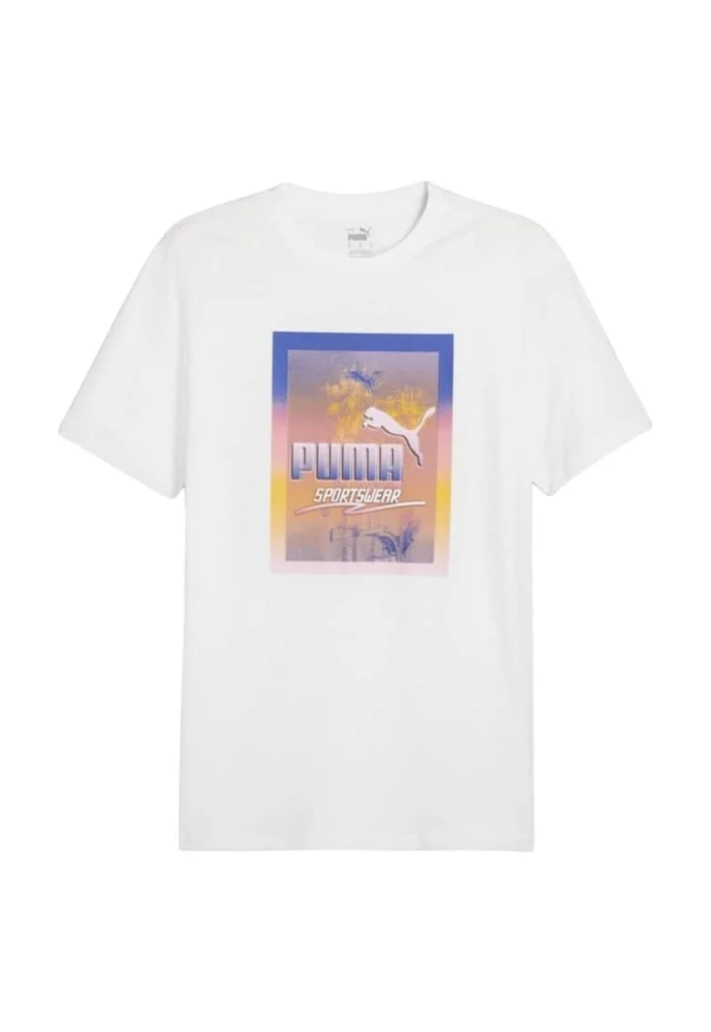 Tricou  Graphics Photoprint 46433, Alb