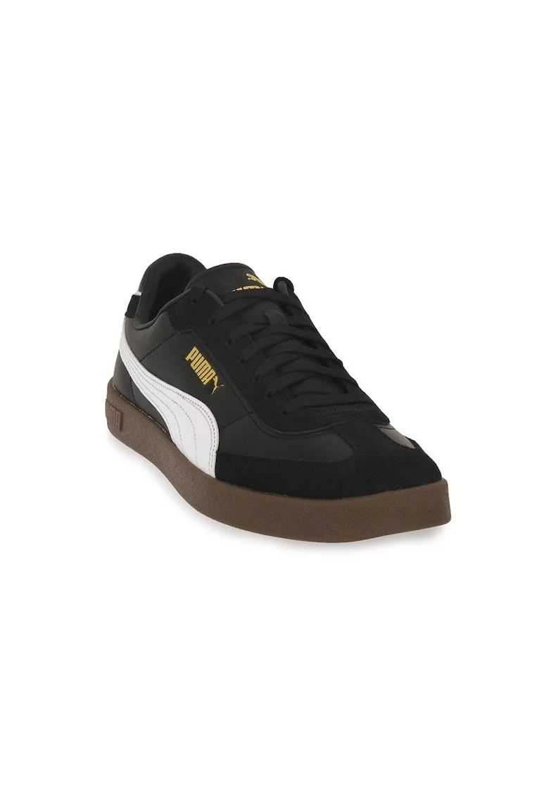 Pantofi sport Club II Era de piele intoarsa si piele ecologica, Negru