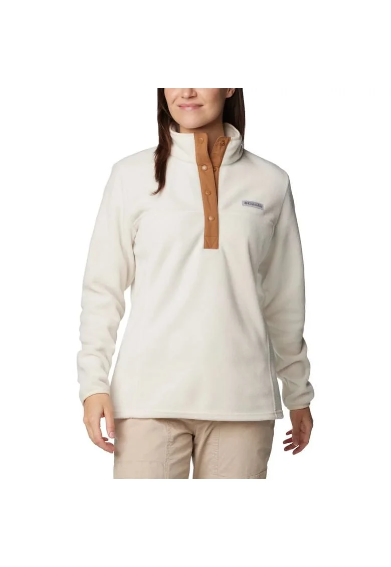 Hanorac  Benton Springs 1/2 Snap Pull Over II W, femei, fleece, alb