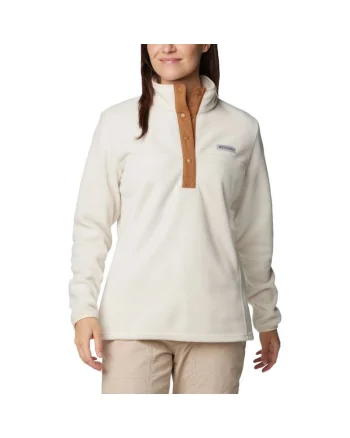 Hanorac  Benton Springs 1/2 Snap Pull Over II W, femei, fleece, alb