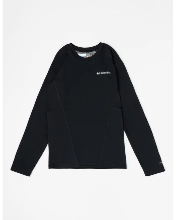 Bluza cu maneci raglan pentru drumetii, trekking si ski Midweight, Negru stins