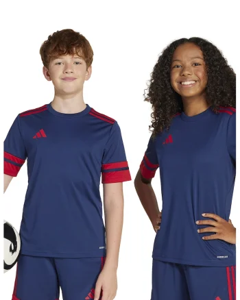 Tricou pentru fotbal Squadra 25, Rosu/Bleumarin