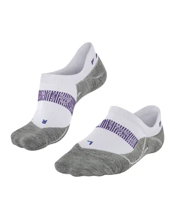 Talpici cu efect racoritor, pentru alergare RU4 Endurance Cool Invisible, Alb/Gri melange