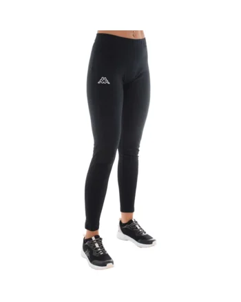 Colanti sport cu talie medie elastica din bumbac,  Logo Zapri Skin, Negru