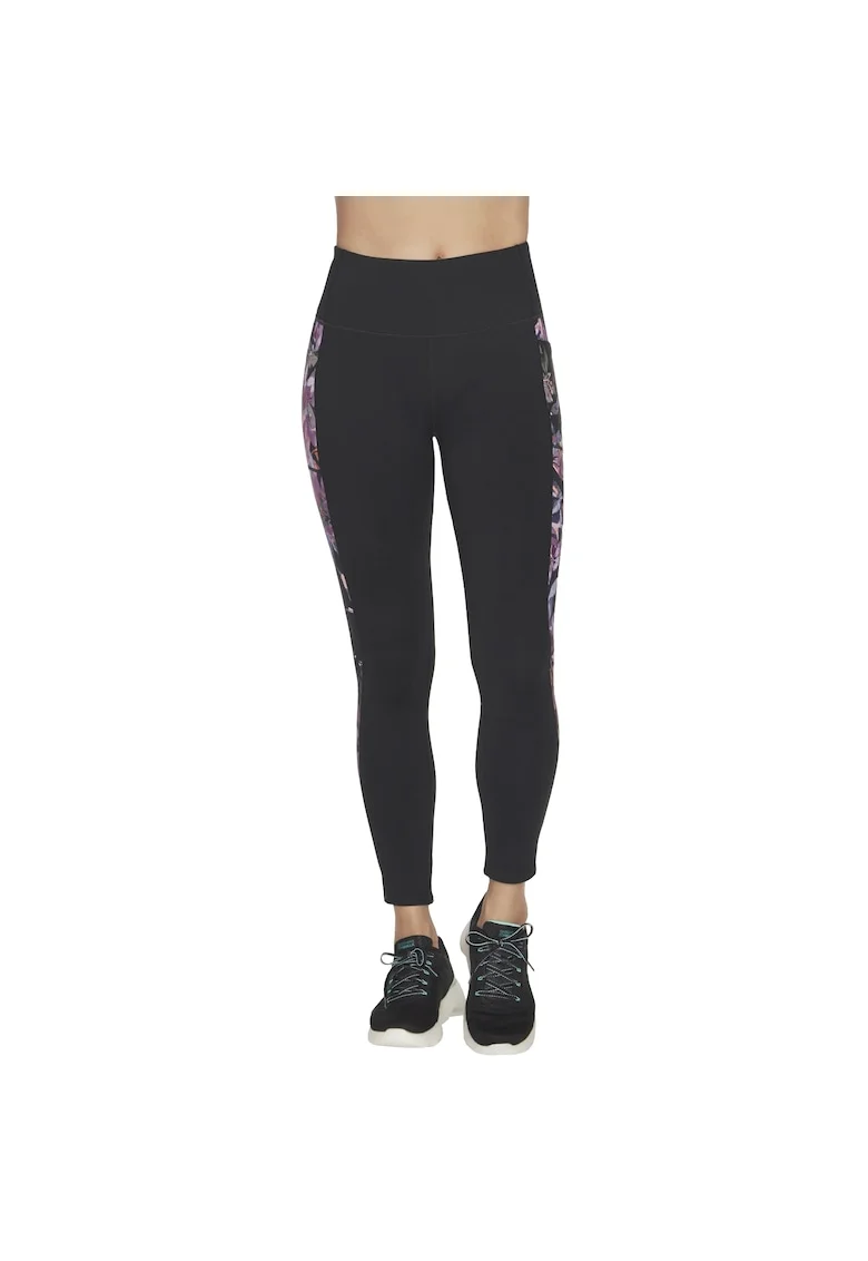 Colanti,  Ultraviolet High Waisted Full Length Legging WLG249-BKPR, Negru, Negru