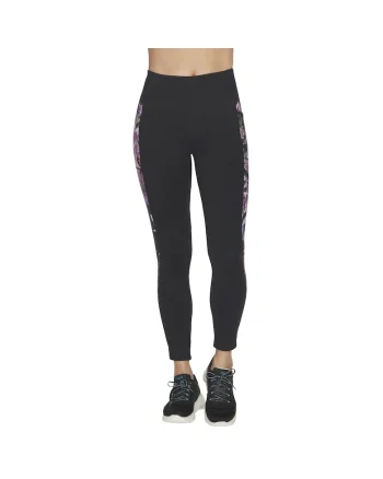 Colanti,  Ultraviolet High Waisted Full Length Legging WLG249-BKPR, Negru, Negru