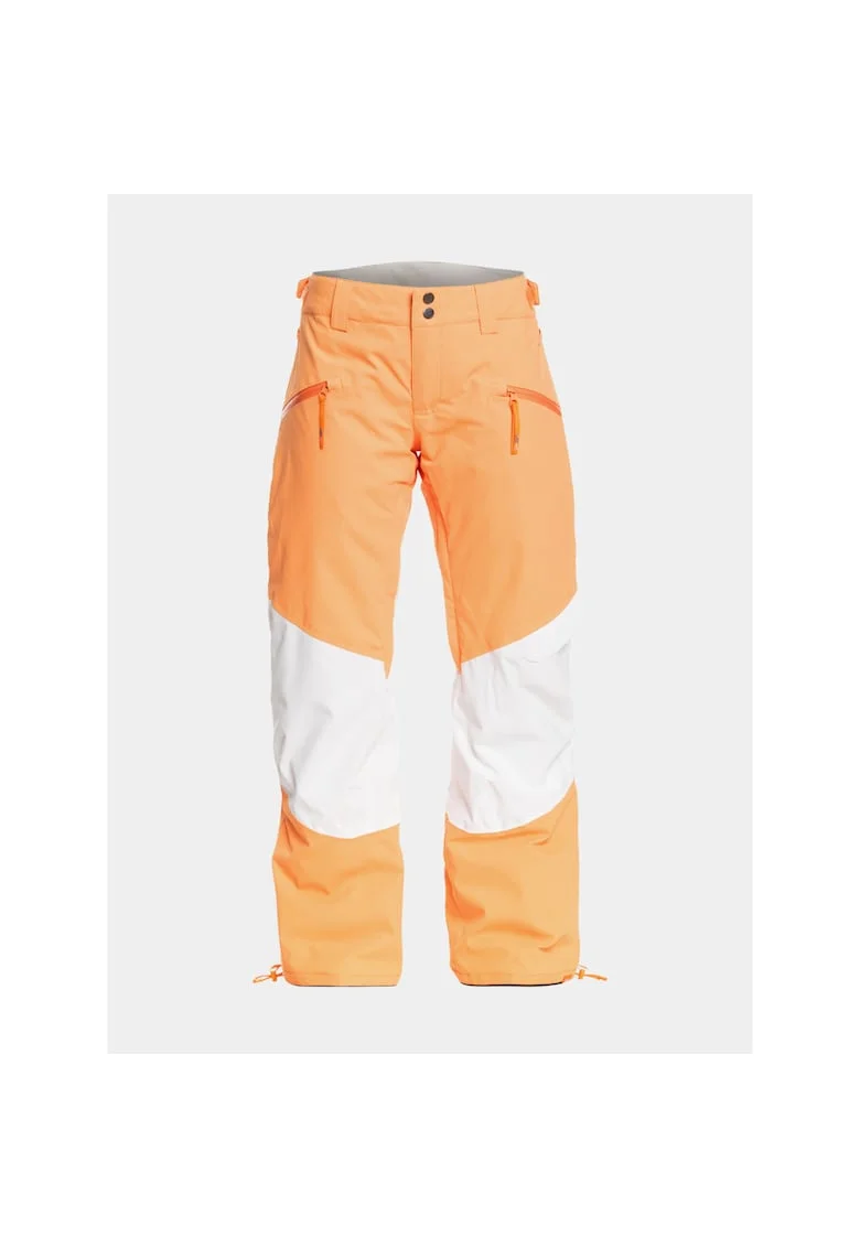 Pantaloni pentru ski dama,  303005672, Poliester, Portocaliu