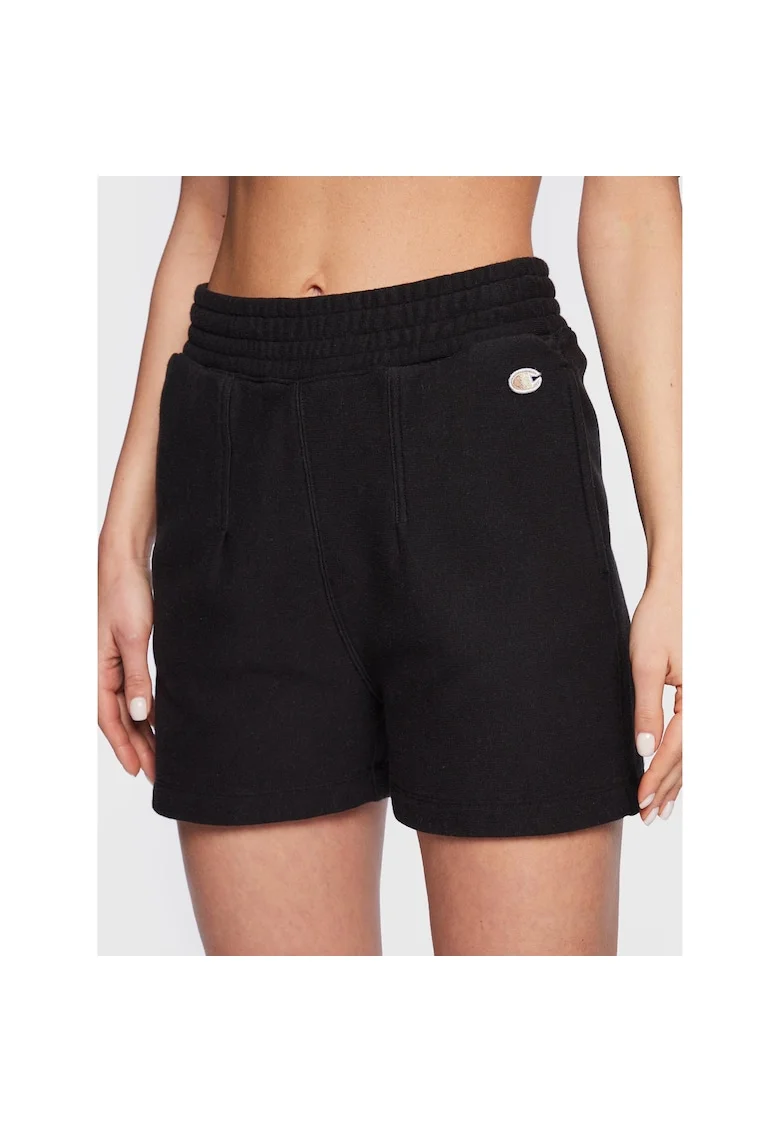 Pantaloni scurti sport dama,  300802731, Bumbac, Negru