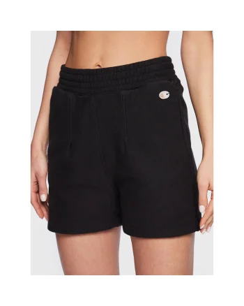 Pantaloni scurti sport dama,  300802731, Bumbac, Negru