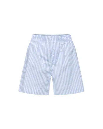 Pantaloni scurti Jal  bumbac, albastru