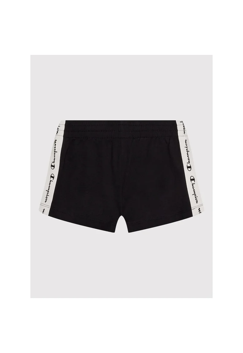 Pantaloni scurti sport Fete,  209877106, Bumbac, Negru
