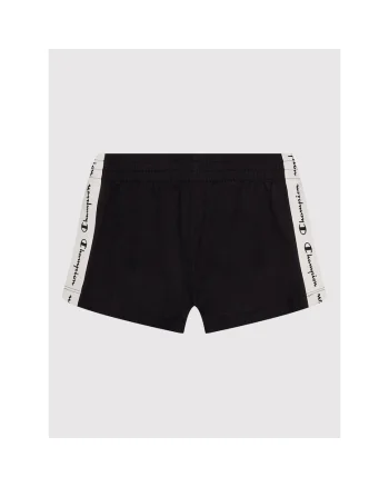 Pantaloni scurti sport Fete,  209877106, Bumbac, Negru