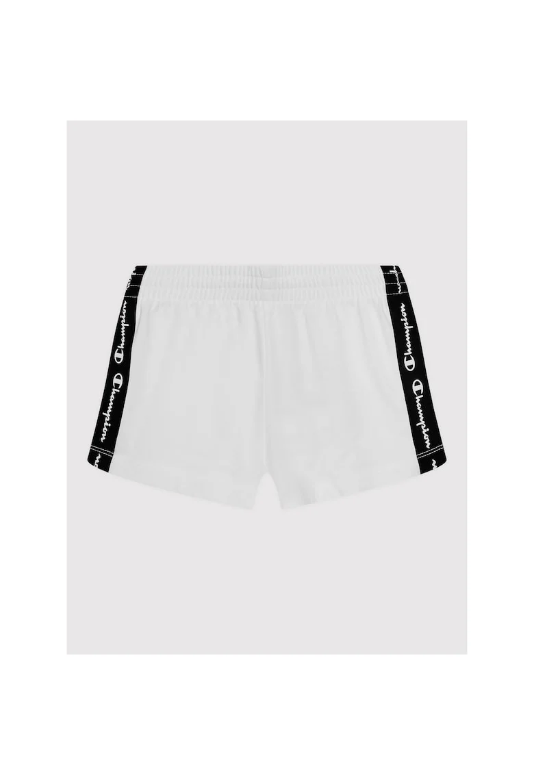 Pantaloni scurti sport Fete,  209877113, Bumbac, Alb