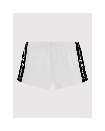 Pantaloni scurti sport Fete,  209877113, Bumbac, Alb