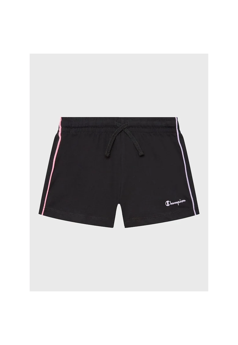 Pantaloni scurti sport Fete,  302264896, Bumbac, Negru