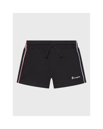 Pantaloni scurti sport Fete,  302264896, Bumbac, Negru