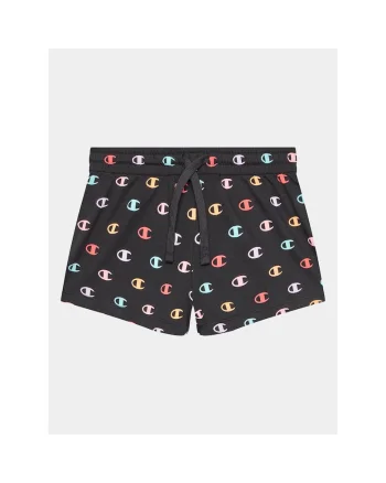 Pantaloni scurti sport Fete,  302261888, Bumbac, Negru