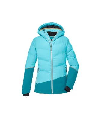 Jacheta KSW 178 Grls Ski Qltd Jckt, Turcoaz deschis
