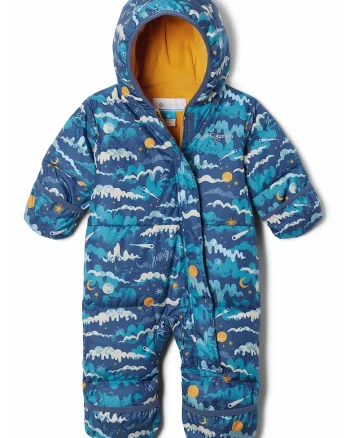 Salopeta cu umplutura de puf, pentru schi si snowboarding Snugly Bunny, Albastru