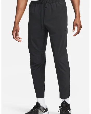 Pantaloni conici cu tehnologie Dri-FIT si slituri cu fermoar Unlimited, Negru
