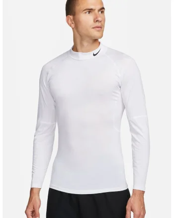 Bluza cu maneci raglan si tehnologie Dri-FIT pentru fitness Pro, Alb/Negru
