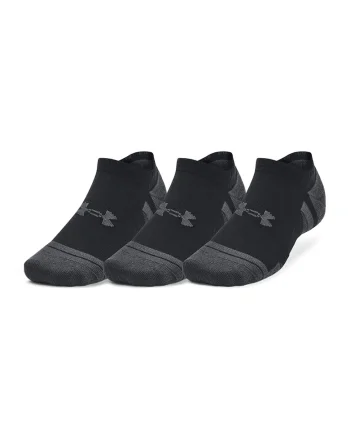 Set de sosete pana la glezna unisex pentru fitness - 3 perechi, Negru/Gri